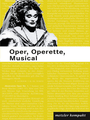 cover image of Oper, Operette, Musical